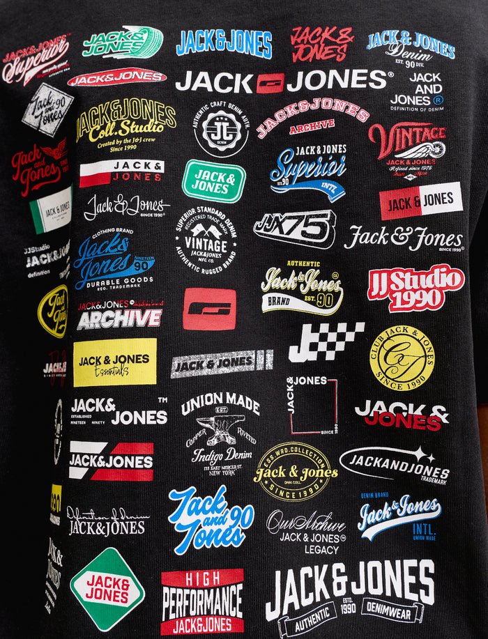 T-shirt à logos au dos pour ado garçon