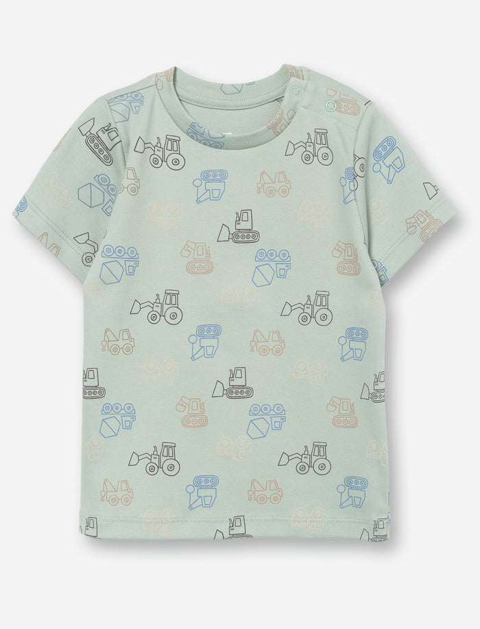 T-shirt à motifs en coton bio pour bébé garçon