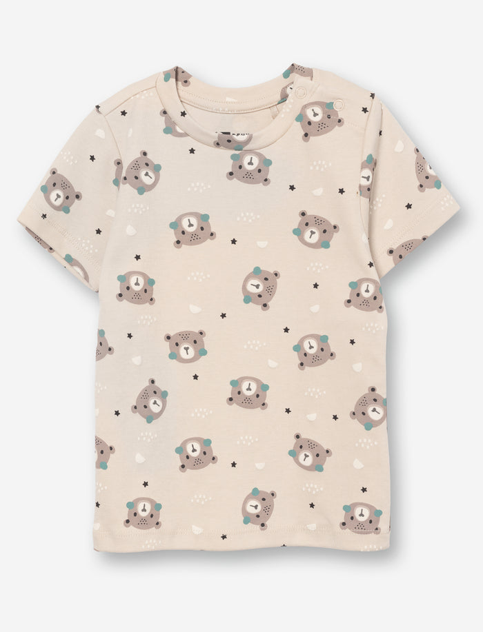 T-shirt à motifs en coton bio pour bébé garçon