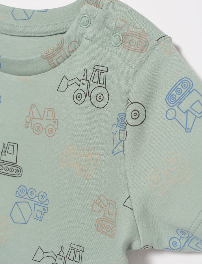 T-shirt à motifs en coton bio pour bébé garçon