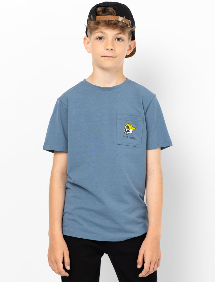T-shirt à poche imprimée pour ado garçon