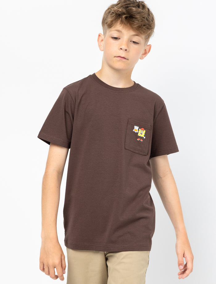 T-shirt à poche imprimée pour ado garçon