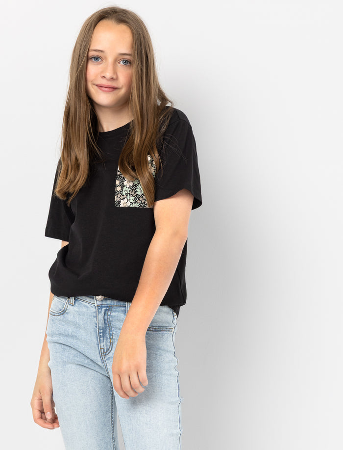 T-shirt ample à manches courtes pour ado fille