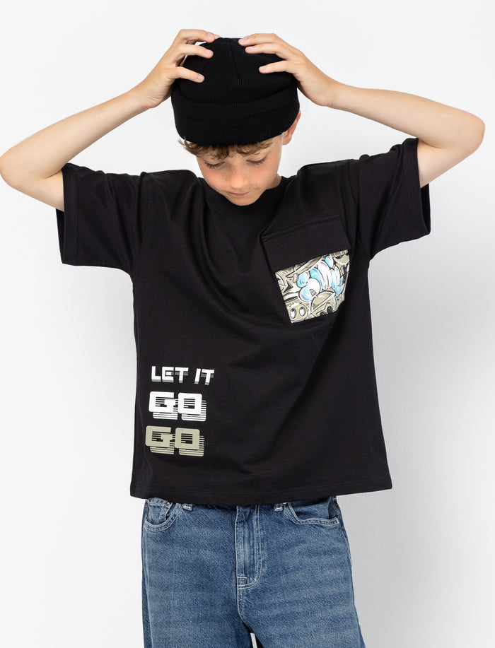 T-shirt ample en coton biologique pour ado garçon