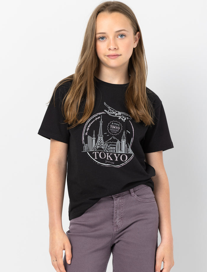 T-shirt ample imprimé pour ado filles