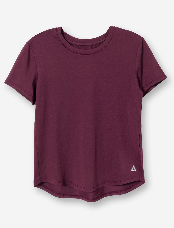 T-shirt de sport à col rond pour petite fille