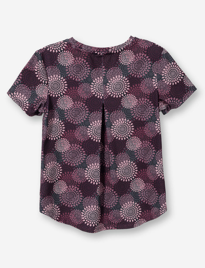 T-shirt de sport à col rond pour petite fille