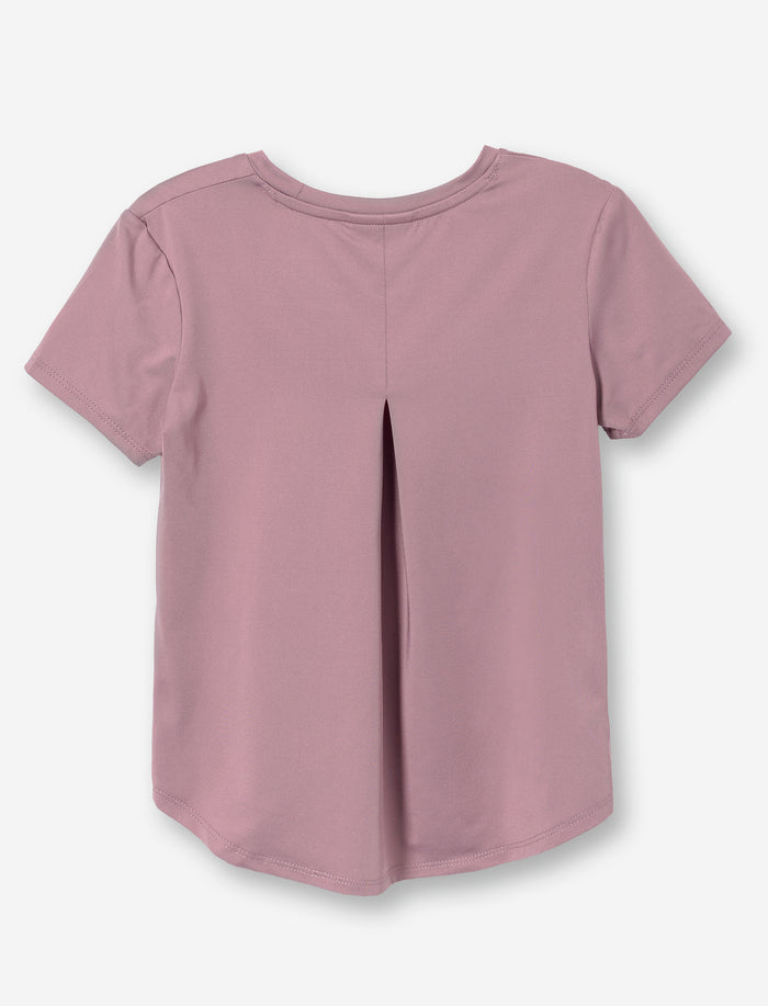 T-shirt de sport à col rond pour petite fille