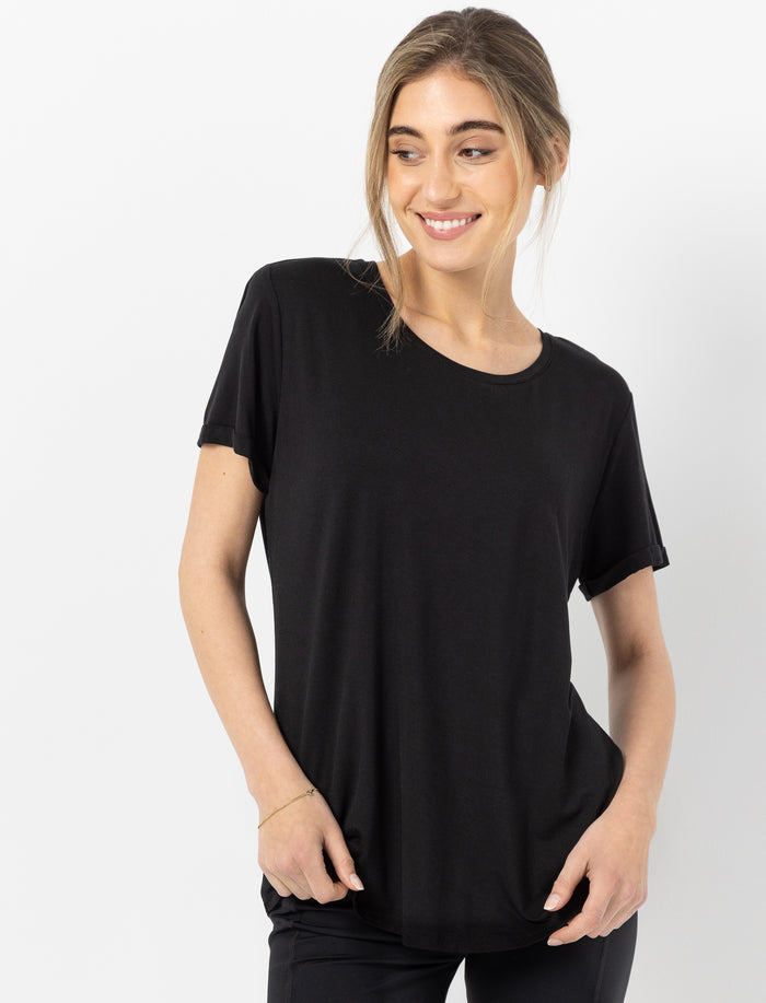 T-shirt de sport uni pour femme