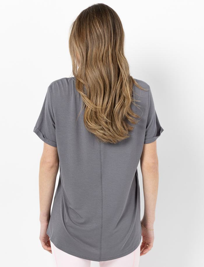 T-shirt de sport uni pour femme