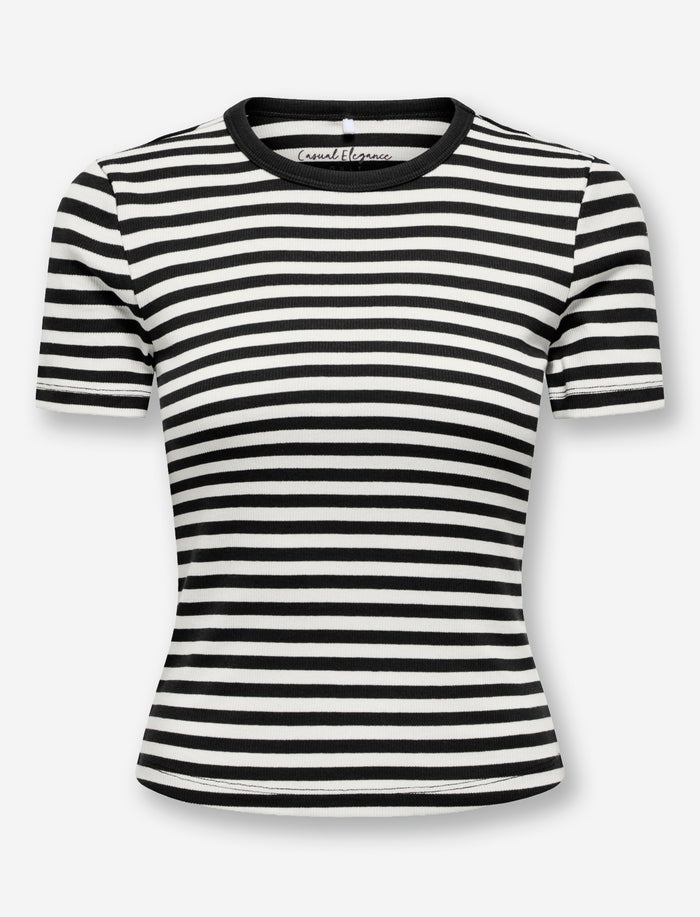 T-shirt en coton biologique rayé