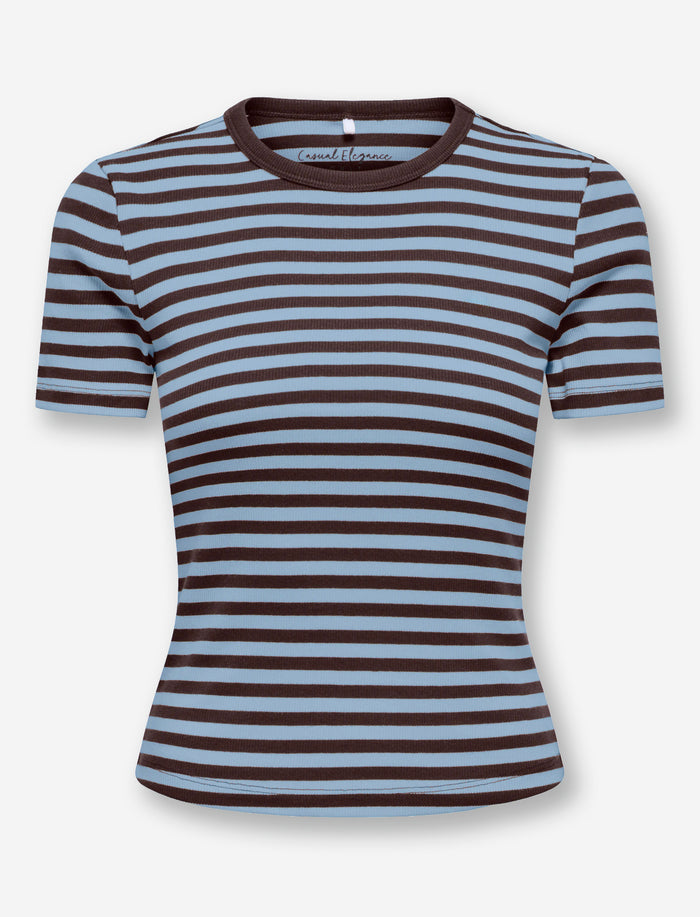 T-shirt en coton biologique rayé