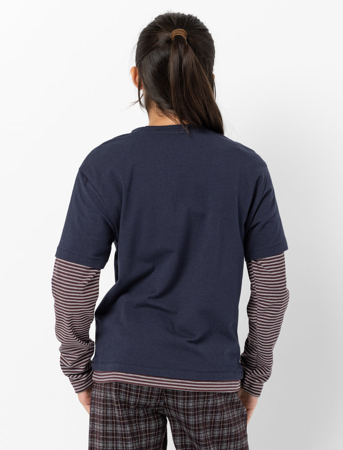 T-shirt en tricot imprimé à l’avant pour fille