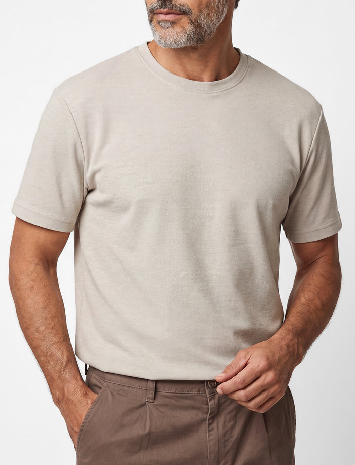 T-shirt en tricot uni pour homme