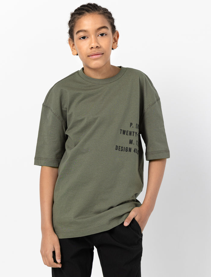 T-shirt imprimé à col rond
