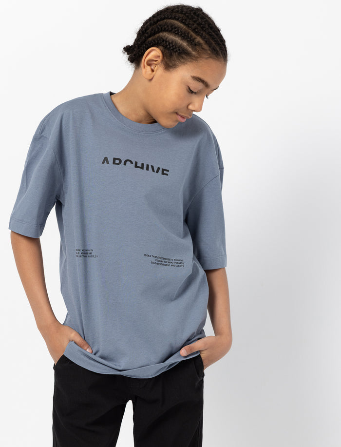 T-shirt imprimé à col rond