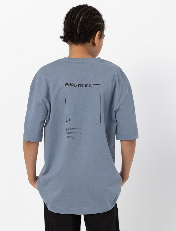 T-shirt imprimé à col rond