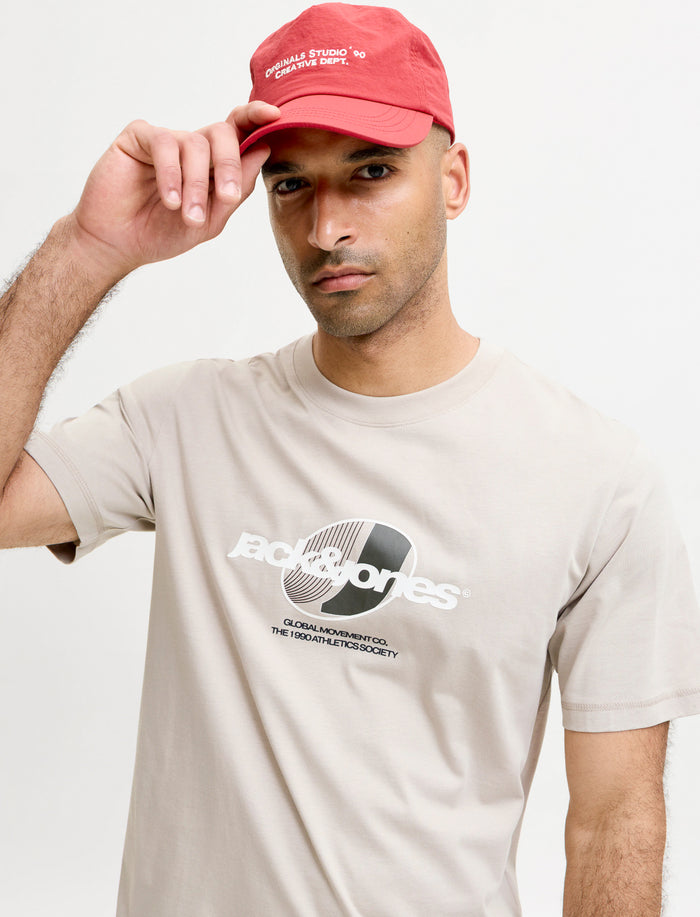 T-shirt imprimé à l’avant à manches courtes pour homme