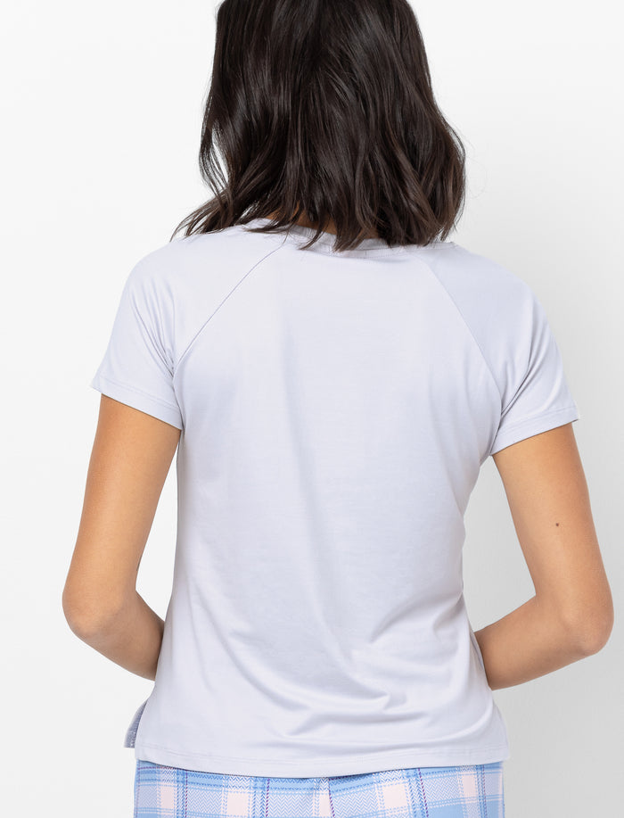 T-shirt imprimé à l’avant à manches courtes