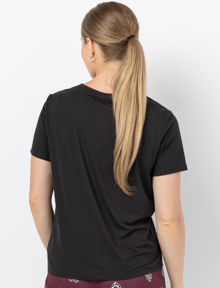 T-shirt imprimé à l’avant à manches courtes