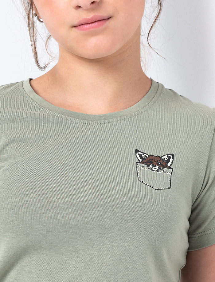 T-shirt imprimé à manches courtes pour ado fille
