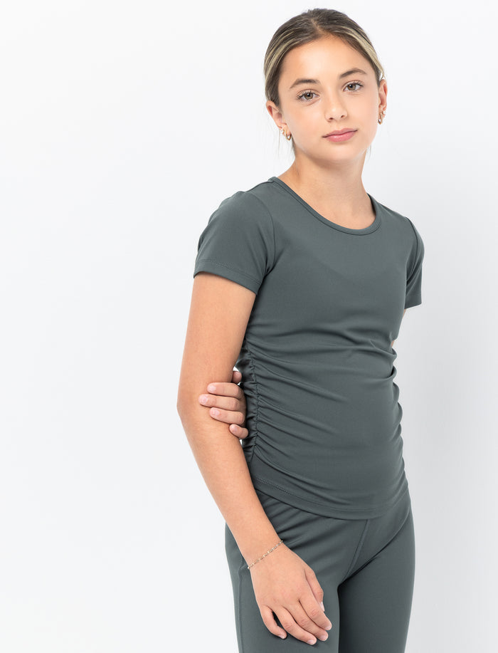 T-shirt imprimé à manches courtes pour fille