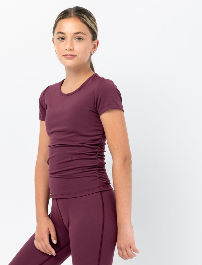 T-shirt imprimé à manches courtes pour fille