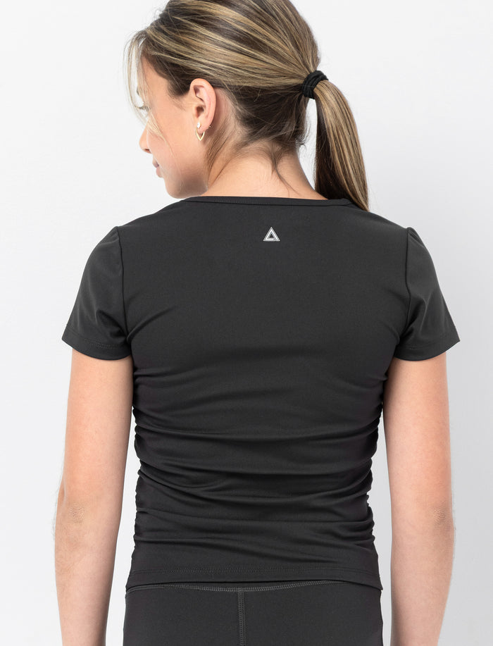 T-shirt imprimé à manches courtes pour fille