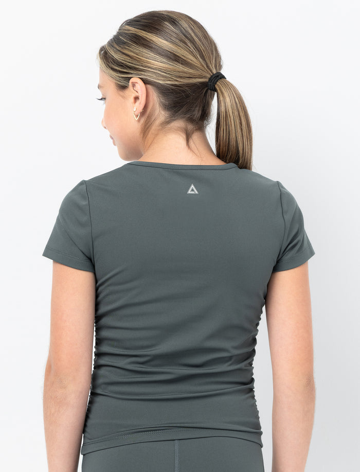 T-shirt imprimé à manches courtes pour fille