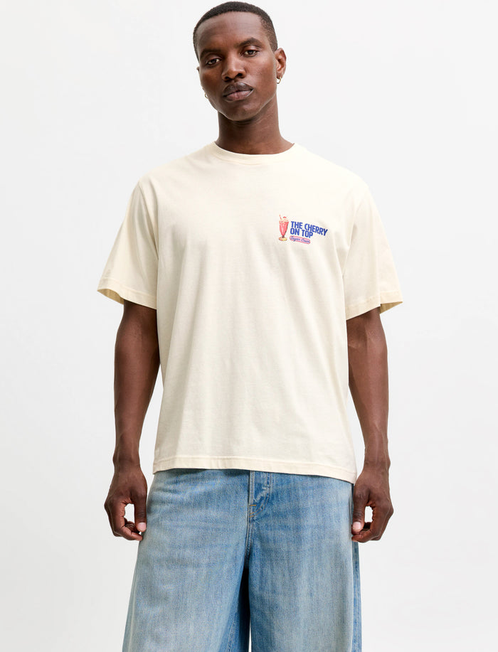 T-shirt imprimé à manches courtes pour homme