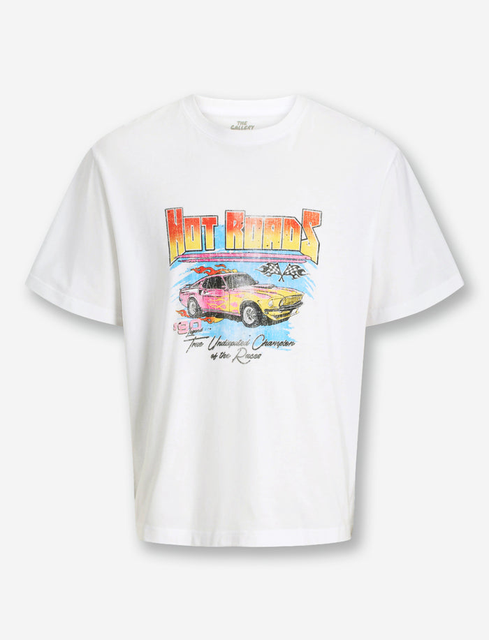 T-shirt imprimé à manches courtes pour homme