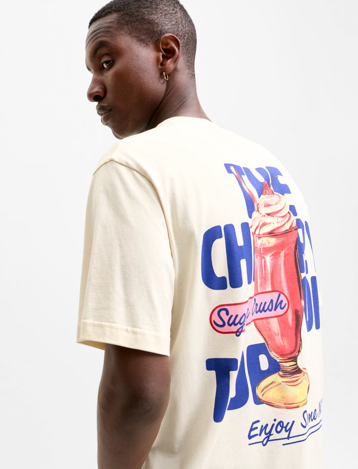 T-shirt imprimé à manches courtes pour homme