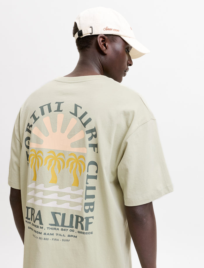 T-shirt imprimé à manches courtes pour homme