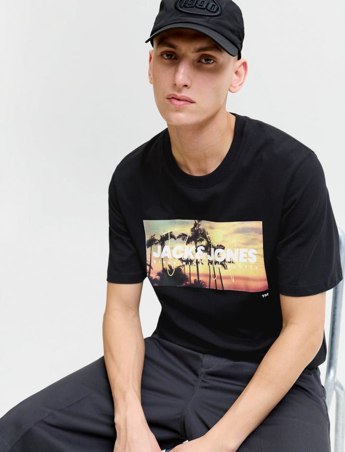 T-shirt imprimé à manches courtes