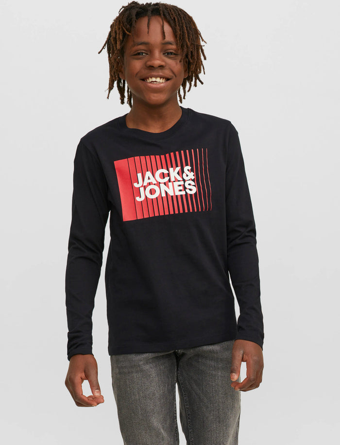 T-shirt imprimé à manches longues pour garçon