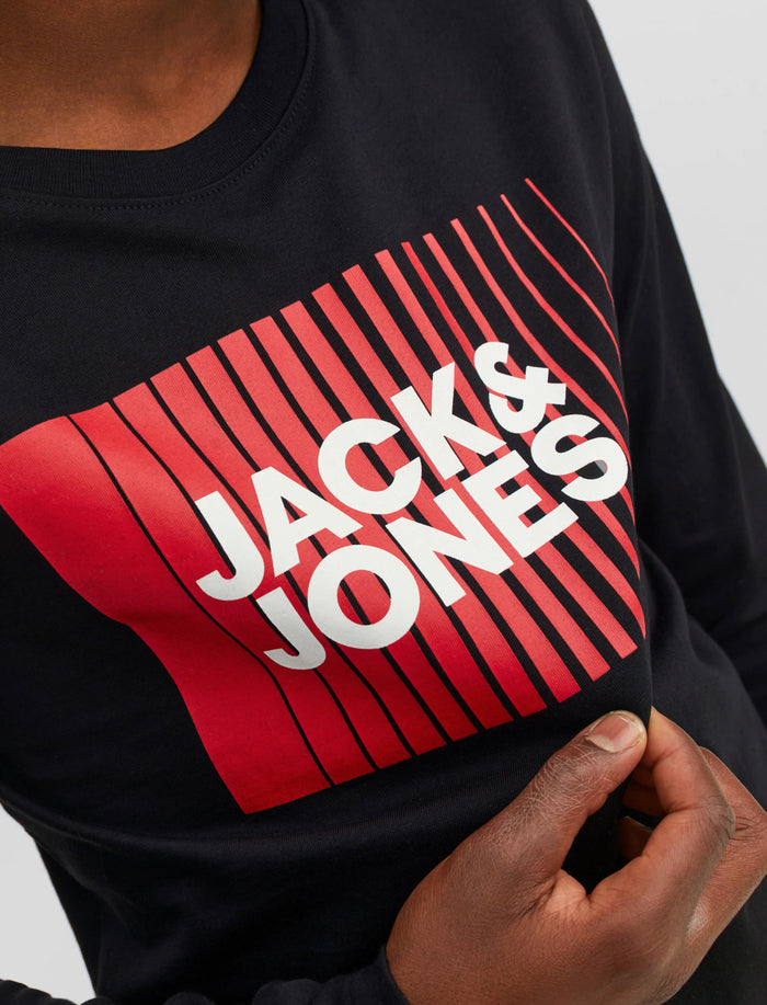 T-shirt imprimé à manches longues pour garçon