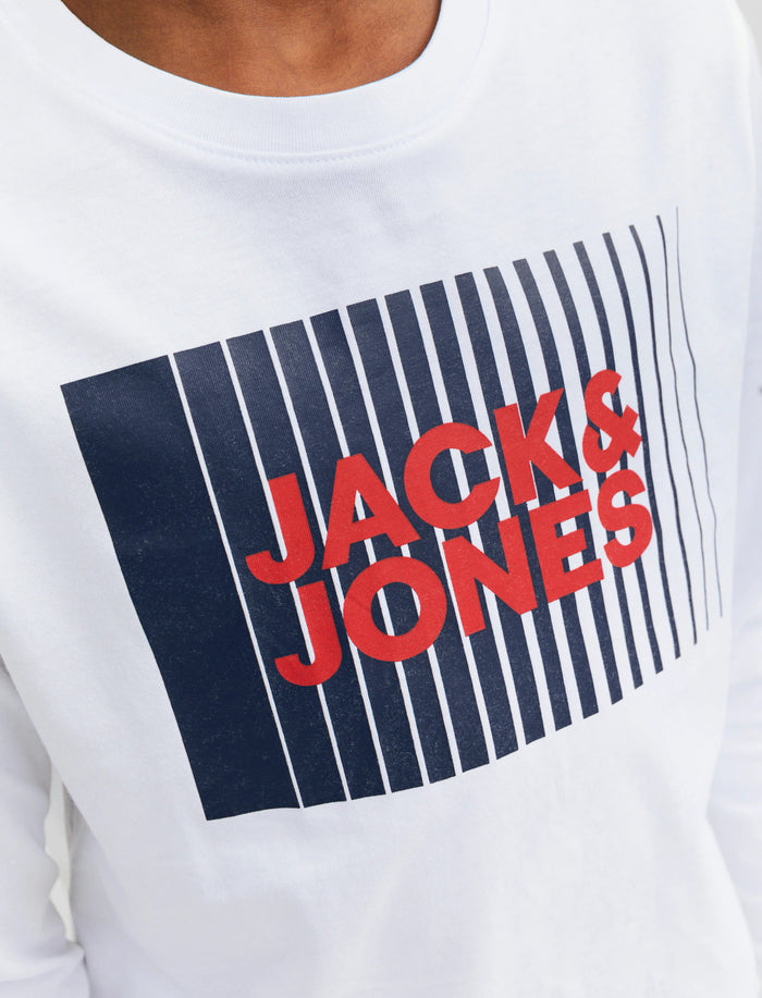 T-shirt imprimé à manches longues pour garçon