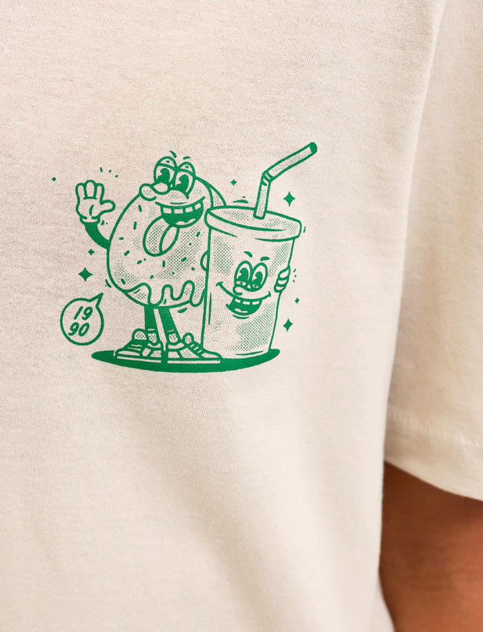 T-shirt imprimé avant et arrière pour ado garçon