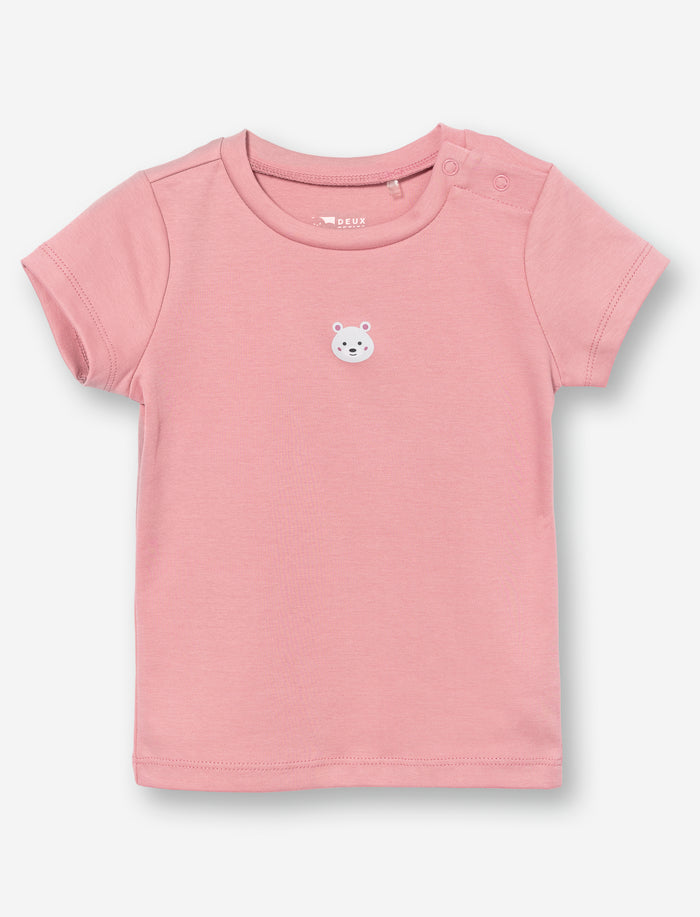 T-shirt imprimé en coton bio pour bébé fille