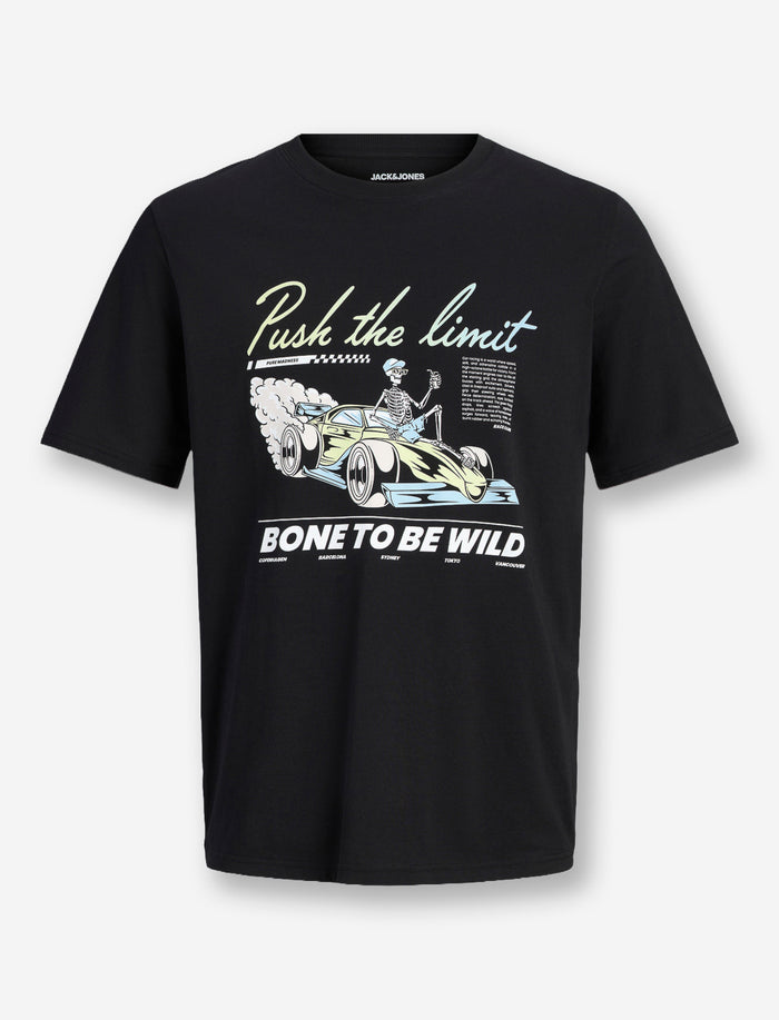 T-shirt imprimé en coton pour homme