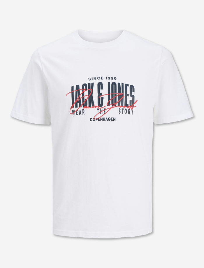 T-shirt imprimé en coton pour homme