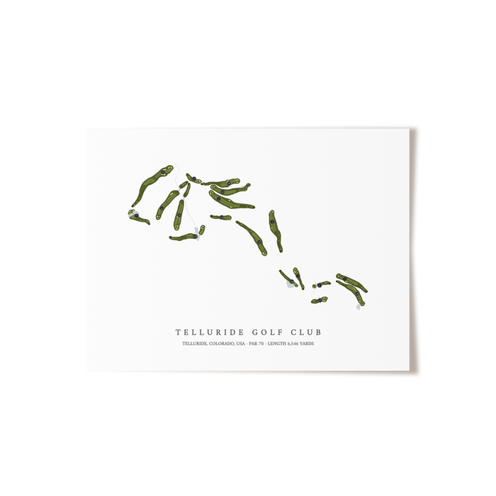 Telluride Golf Club | Golf Course Print | Unframed
