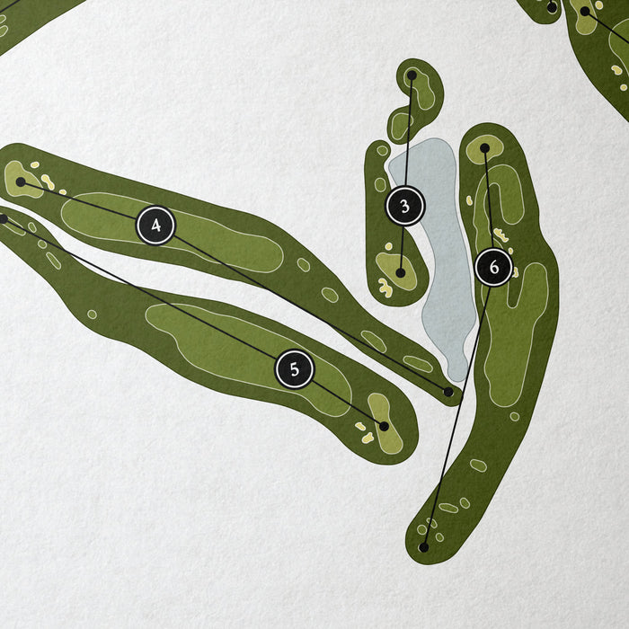 Tetherow Golf Club | Golf Course Map | Close Up