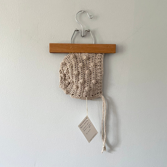 tetote / Llama wool mix bonnet / 3-6M