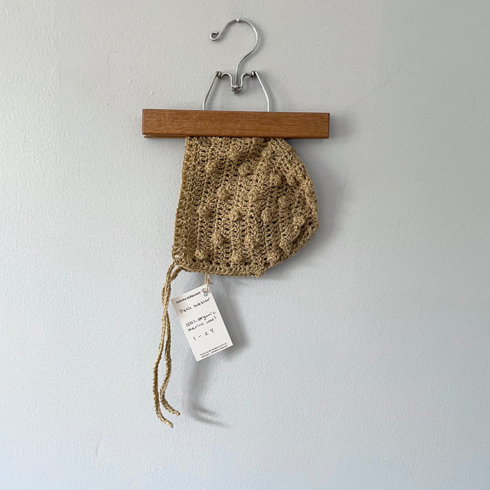 tetote / Organic merino wool bonnet / 1-2Y