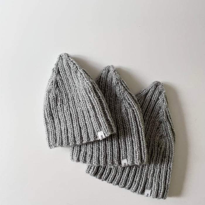 tetote / Pointy ribbed beanie / Kids(2-6Y)