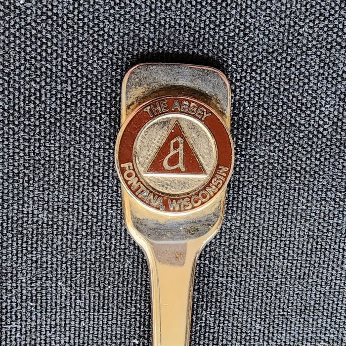 The Abbey Fantana Wisconsin Collectible Travel Souvenir Spoon 4.5" (11 cm)