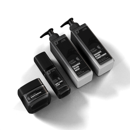 The Beard Essential Kit in Aesir's Triumph scent. The Beard Struggle