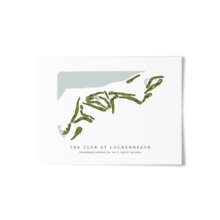 The Club at LochenHeath | Golf Course Map | Unframed