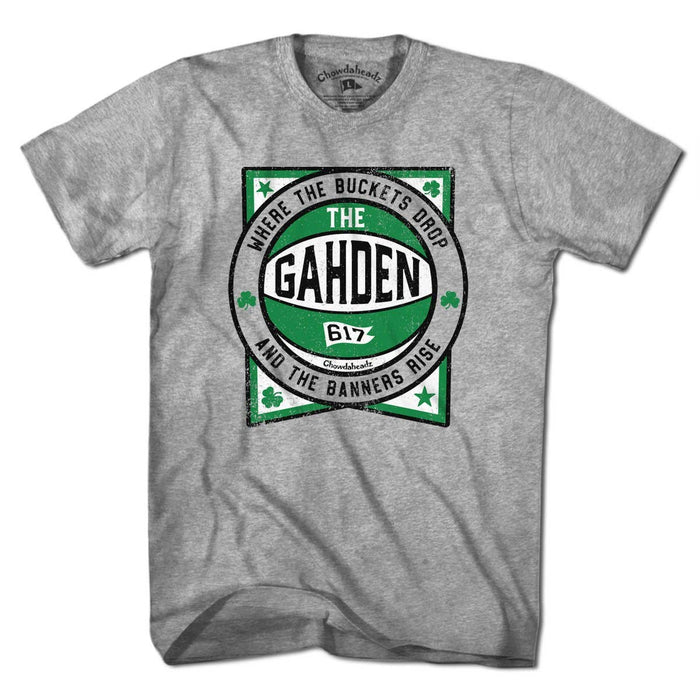 The Gahden - Buckets and Banners T-Shirt | Gray / Unisex / 3XL